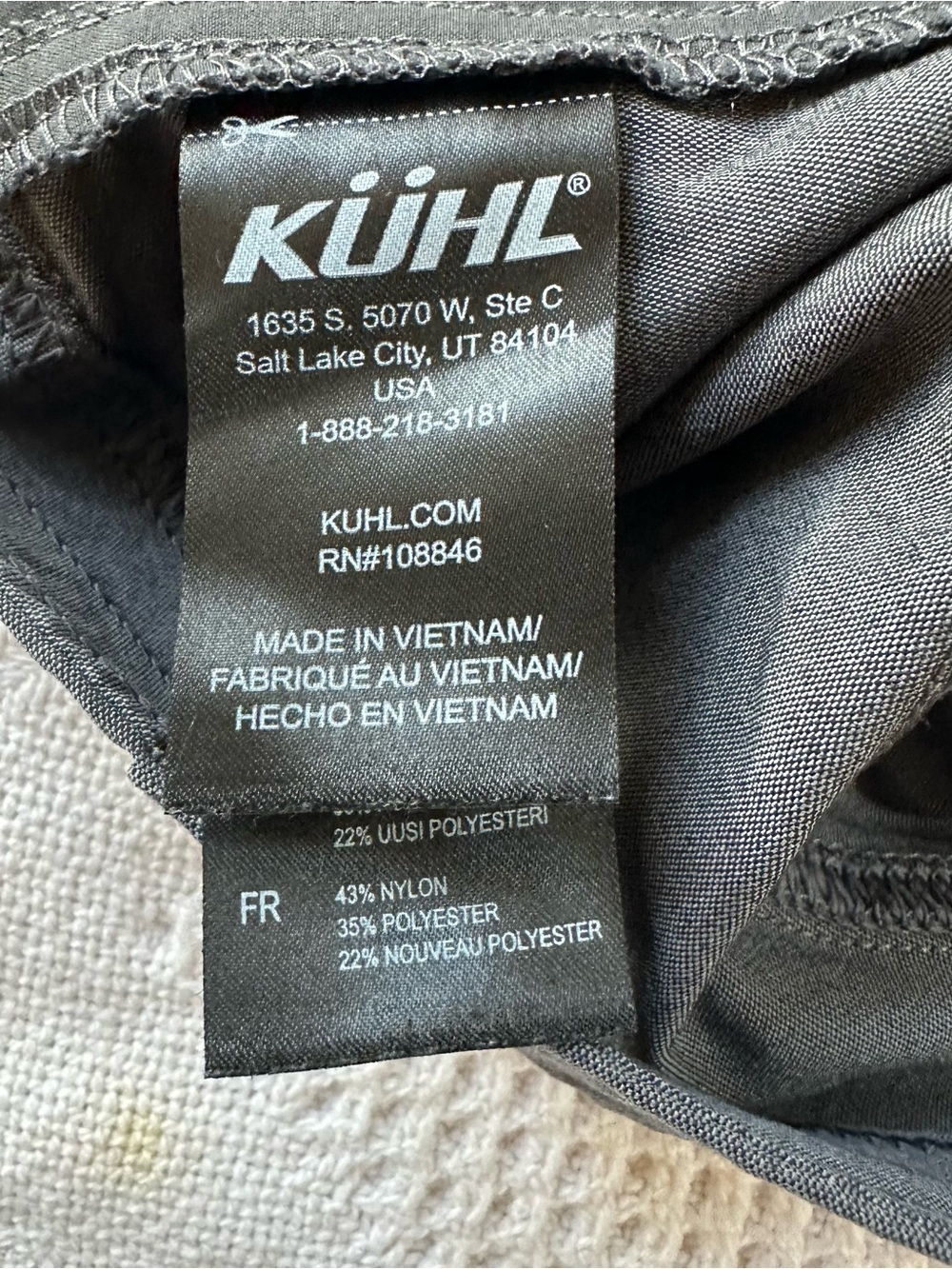 KUHL Trekr Women’s Pants-10 R-Charcoal Grey Hiking Outdoor Performance Gorpcore - Picture 7 of 9